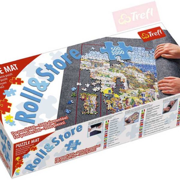 TREFL Rollmatte-Set zur Aufbewahrung und zum Transport von Puzzle-Motiven „
