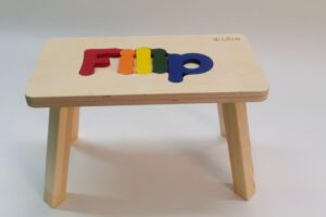 Holzstuhl CUBS mit dem Namen FILIP  farbig
