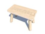 HEROLD-Kinderhocker aus Holz mit Namensschild – Bild 5