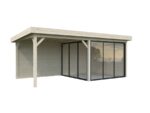 Gartenhaus Lenna 16,6 m² mit doppelt verglasten Schiebetüren (Set 705) – Bild 7