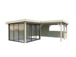 Gartenhaus Lenna 24,9 m² mit doppelt verglasten Schiebetüren (Set 710) – Bild 8